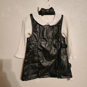 Nicole Miller New York 3pc Jumper Dress Set 18 Months NWT